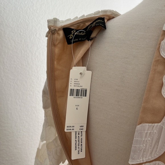 Anthropologie Rare Geisha Designs Loren Appliqued Tulle Mini Dress - Picture 10 of 10